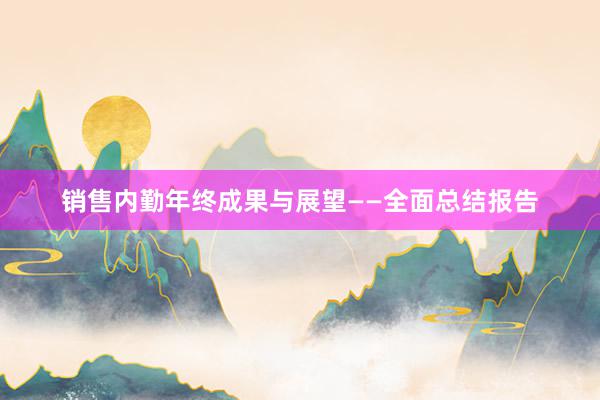 销售内勤年终成果与展望——全面总结报告